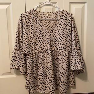 Animal Print Blouse